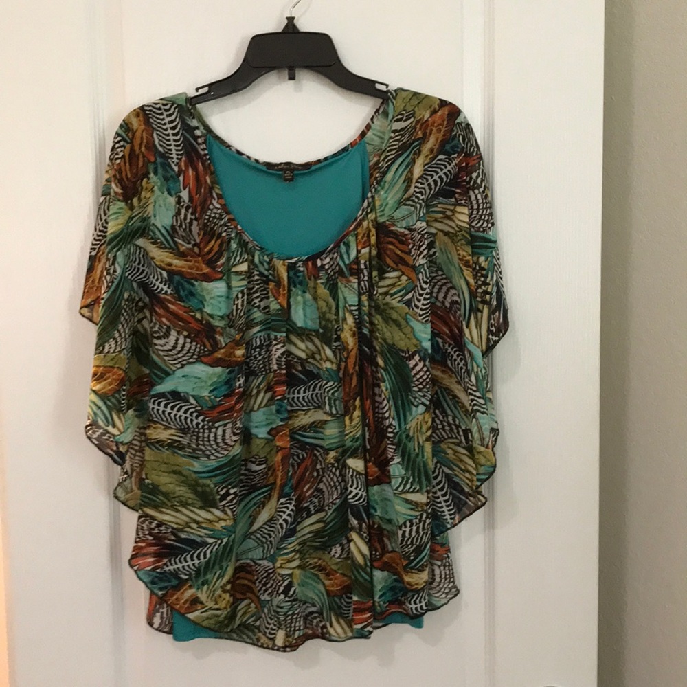 Melissa Paige Blouse, size PL. PETITE
